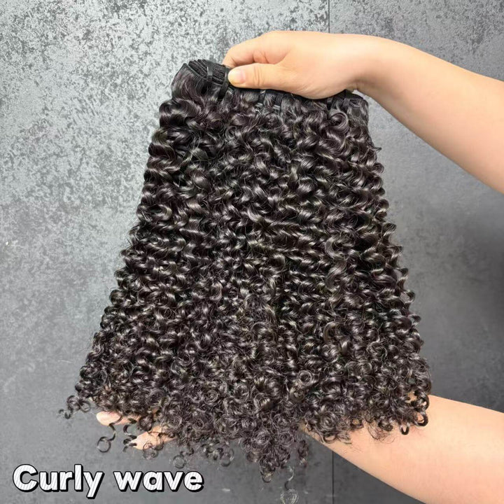 Virgin Cambodian Curly  Wave Hair Bundles