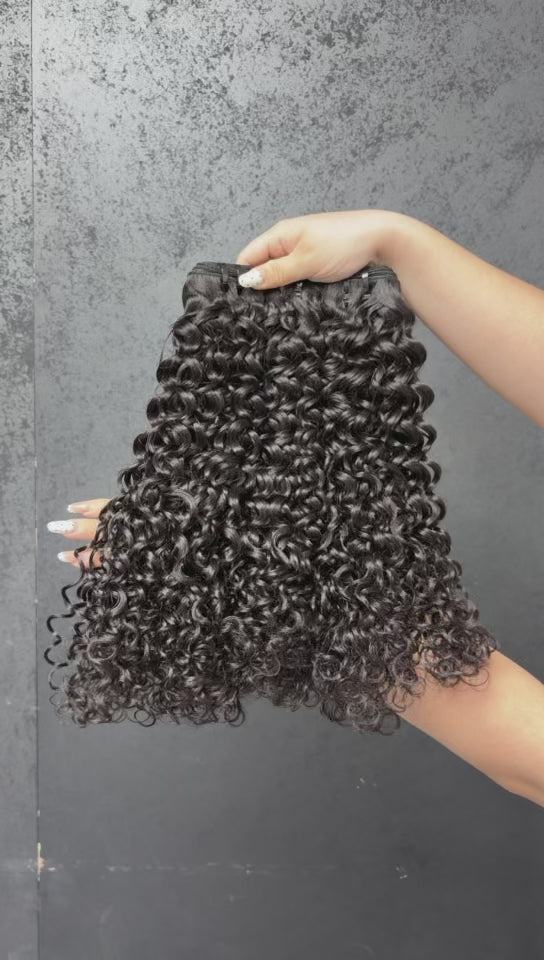 Curly wave hair video